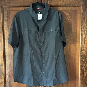Cabela's Black Casual Button Down Shirt